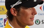 Andy Schleck whrend der neunten Etappe der Tour de France 2010